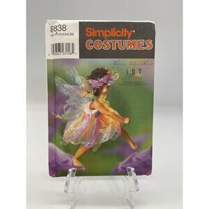 Vintage NOS Simplicity Children's Fairy Costume Pattern 8838 UNCUT FACTORY FOLD